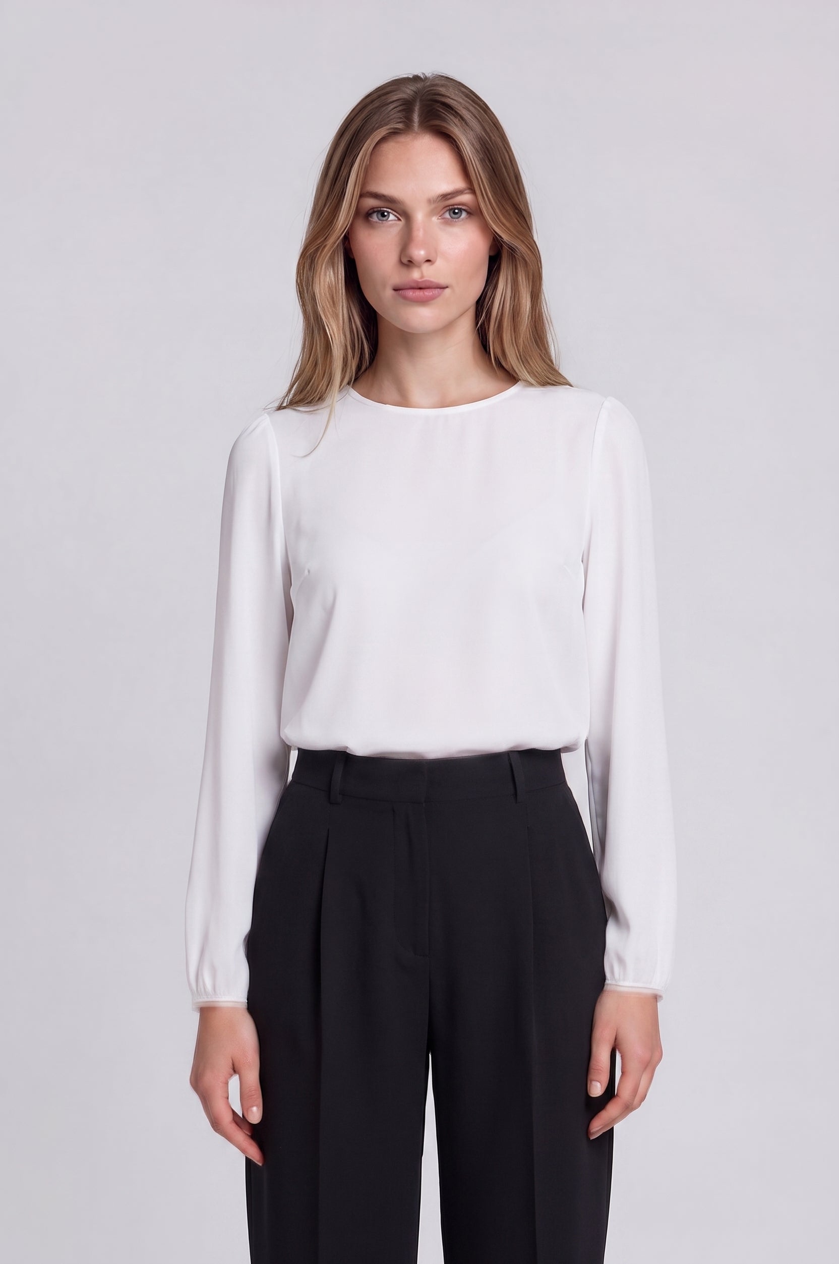 Blusa Manga Longa Work