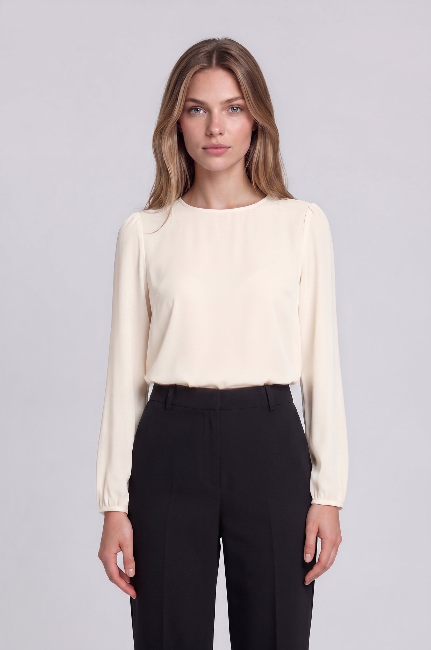 Blusa Manga Longa Work