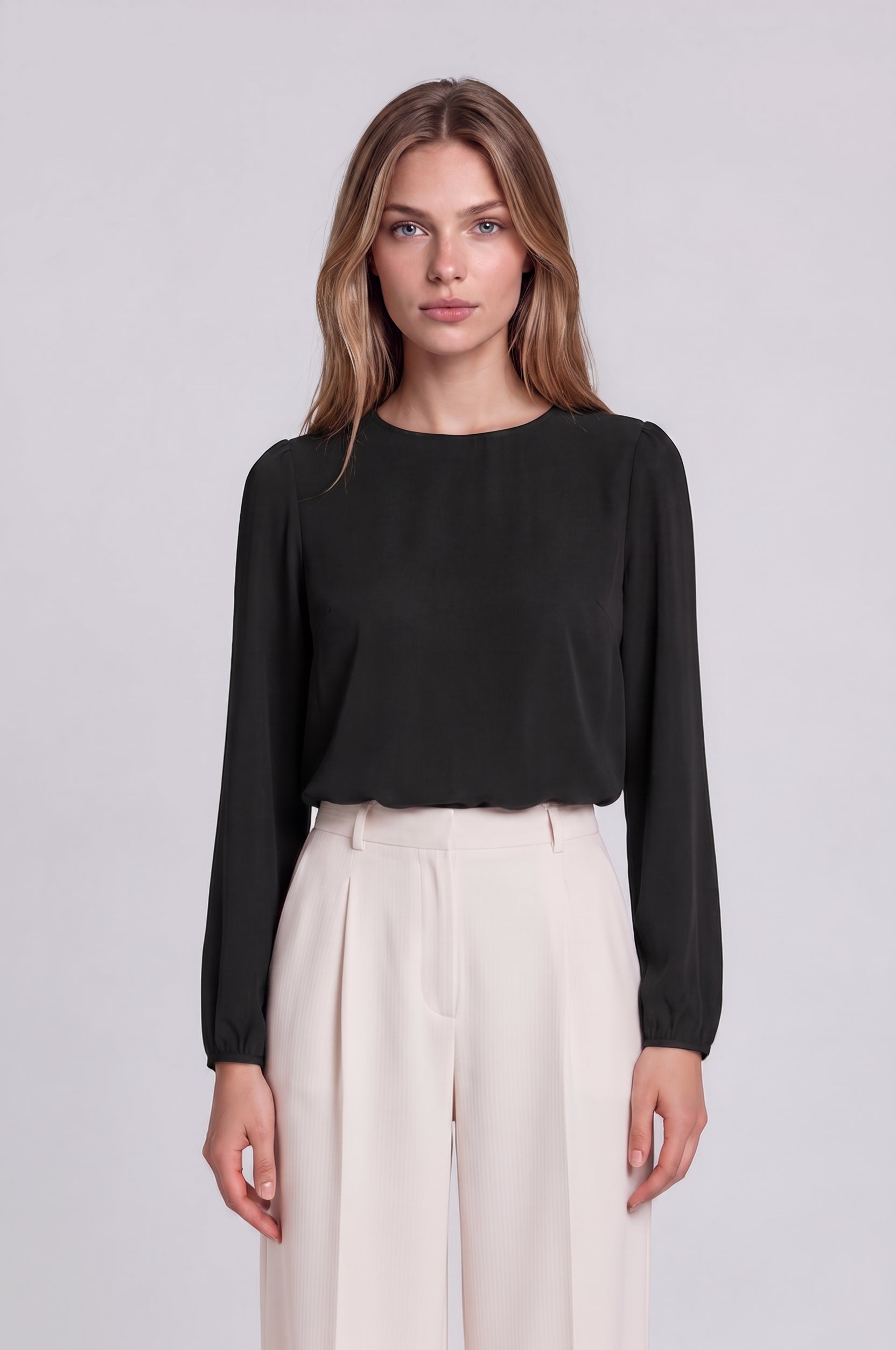Blusa Manga Longa Work