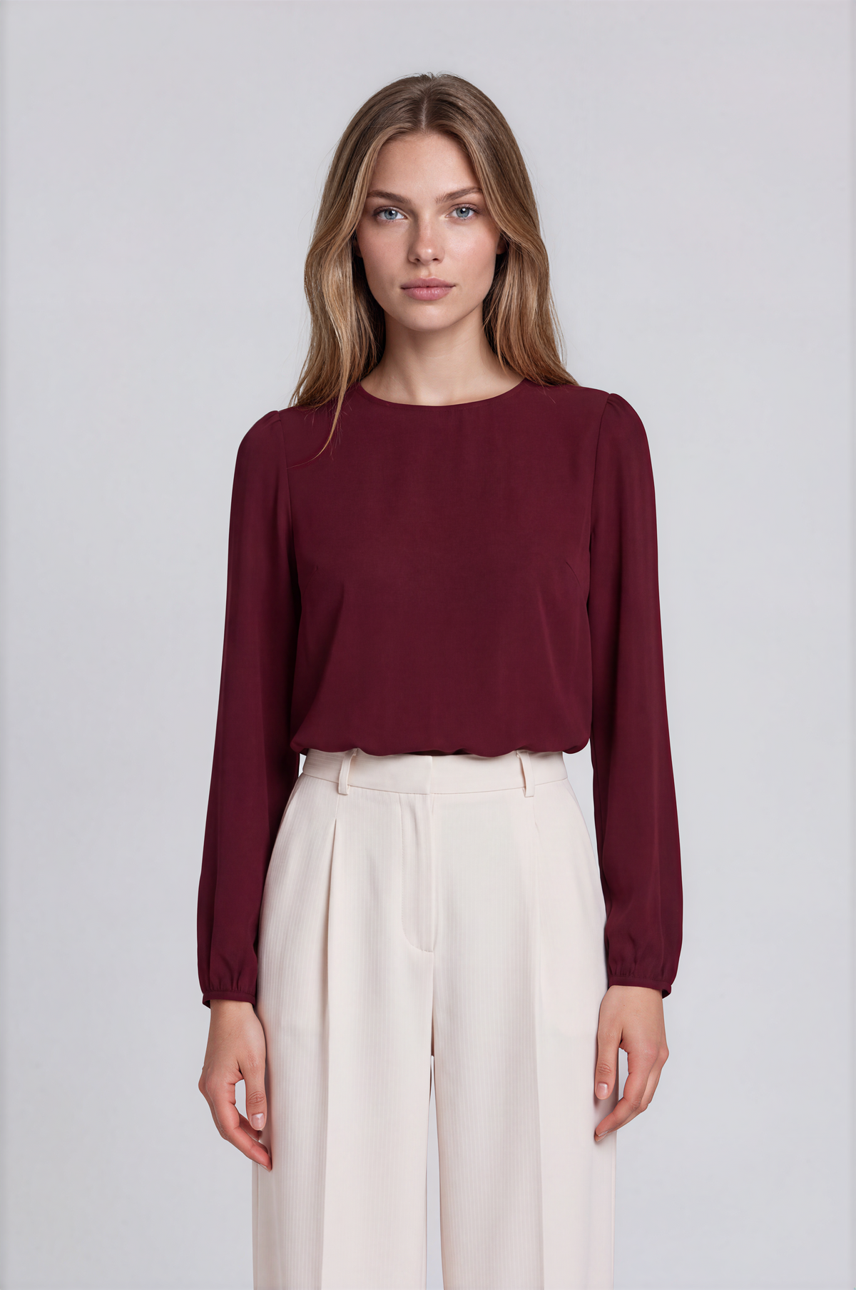Blusa Manga Longa Work